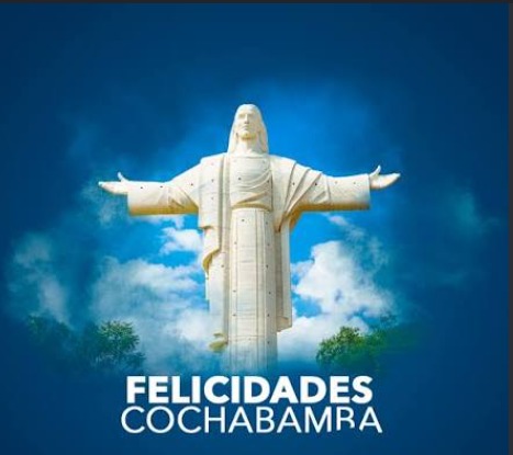 Felicidades Cochabamba - Cristo de la Concordia